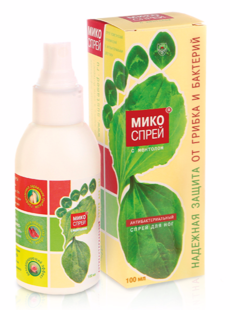 Микоспрей ® спрей косметический гигиенический с антибактериальным действием, 100 мл